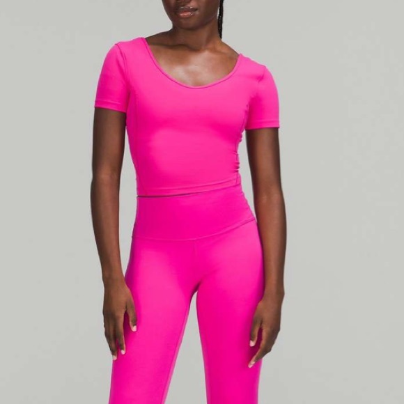 lululemon athletica Tops - NWT- lululemon Align tee- Sonic Pink